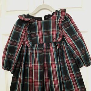 Christmas Holiday Plaid toddler Dress